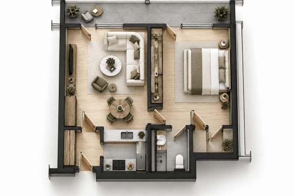 Predaj bytu 2-izbový 56 m², München, Bavorsko Predaj bytu 2-izbový 56 m², München, Bavorsko