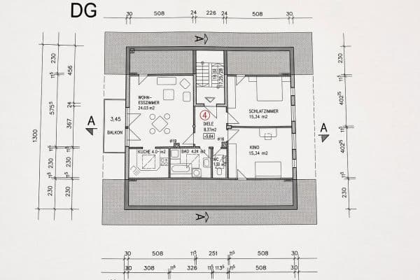 Predaj bytu 3-izbový 73 m², Aiblinger Straße 2, Bruckmühl, Bavorsko Predaj bytu 3-izbový 73 m², Aiblinger Straße 2, Bruckmühl, Bavorsko