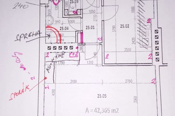 Prenájom bytu 2-izbový 42 m², Osadní, Praha Prenájom bytu 2-izbový 42 m², Osadní, Praha