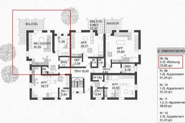 Prenájom bytu 2-izbový 53 m², Laupheim Prenájom bytu 2-izbový 53 m², Laupheim