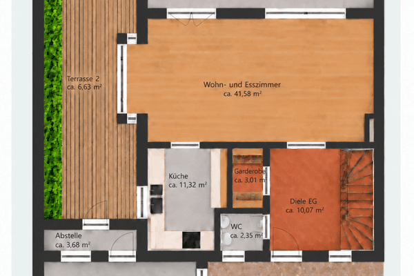 Predaj domu 169 m², pozemok 380 m², Riemerling, Bavorsko Predaj domu 169 m², pozemok 380 m², Riemerling, Bavorsko