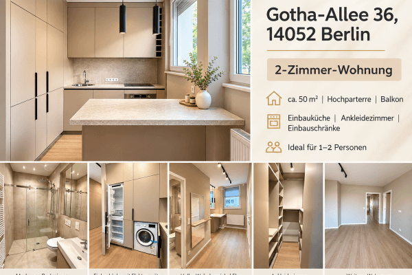 Prenájom bytu 2-izbový 50 m², Gotha-Allee 36, Berlin, Berlín Prenájom bytu 2-izbový 50 m², Gotha-Allee 36, Berlin, Berlín