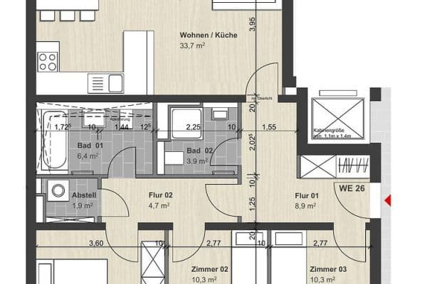 Predaj bytu 4-izbový 102 m², Jürgen-Töpfer-Str. 45, Hamburg, Hamburg Predaj bytu 4-izbový 102 m², Jürgen-Töpfer-Str. 45, Hamburg, Hamburg
