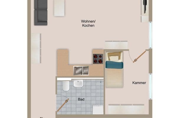Predaj bytu 2-izbový 54 m², Brunnthal, Bavorsko Predaj bytu 2-izbový 54 m², Brunnthal, Bavorsko