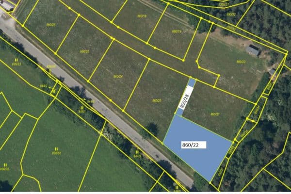 Predaj pozemku 1.100 m², Nevřeň, Plzeňský kraj Predaj pozemku 1.100 m², Nevřeň, Plzeňský kraj