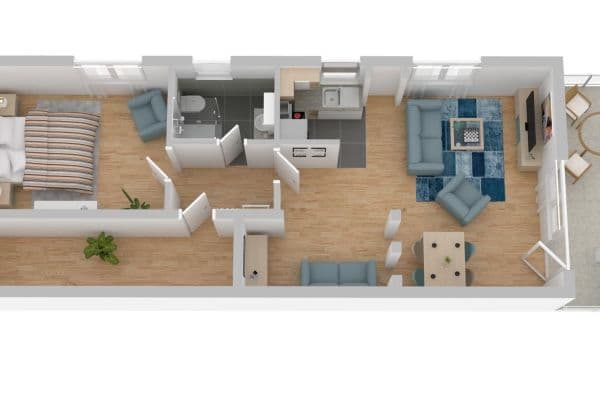 Prenájom bytu 2-izbový 67 m², Meersburg, Bádensko-Wurttembersko Prenájom bytu 2-izbový 67 m², Meersburg, Bádensko-Wurttembersko
