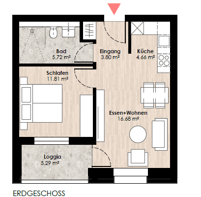 Predaj bytu 2-izbový 46 m², Lünen Predaj bytu 2-izbový 46 m², Lünen