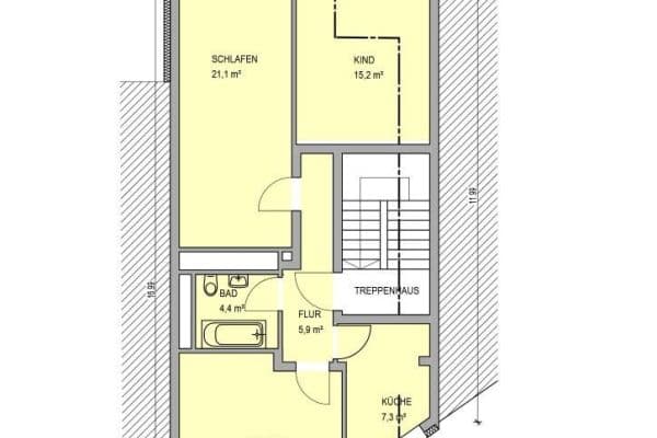 Prenájom bytu 3-izbový 82 m², Bonn Prenájom bytu 3-izbový 82 m², Bonn