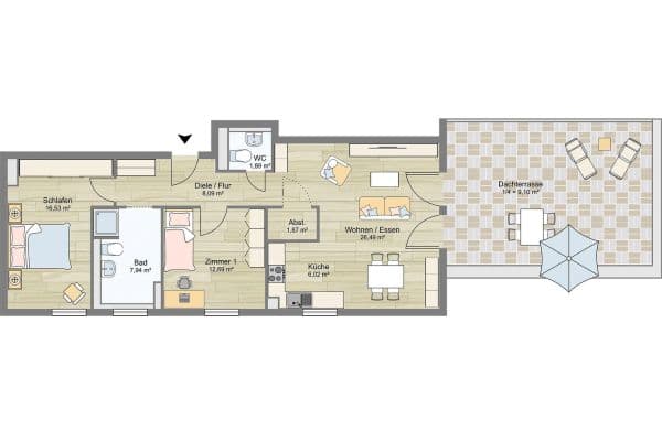 Predaj bytu 3-izbový 91 m², Herrenberg Predaj bytu 3-izbový 91 m², Herrenberg