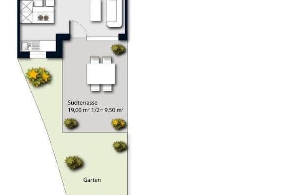 Prenájom bytu 1-izbový 47 m², Edith-Stein-Strasse 14, Unterschleissheim, Bavorsko Prenájom bytu 1-izbový 47 m², Edith-Stein-Strasse 14, Unterschleissheim, Bavorsko