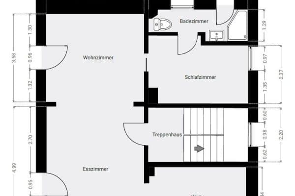 Prenájom bytu 2-izbový 58 m², Buseck Großen-Buseck Prenájom bytu 2-izbový 58 m², Buseck Großen-Buseck