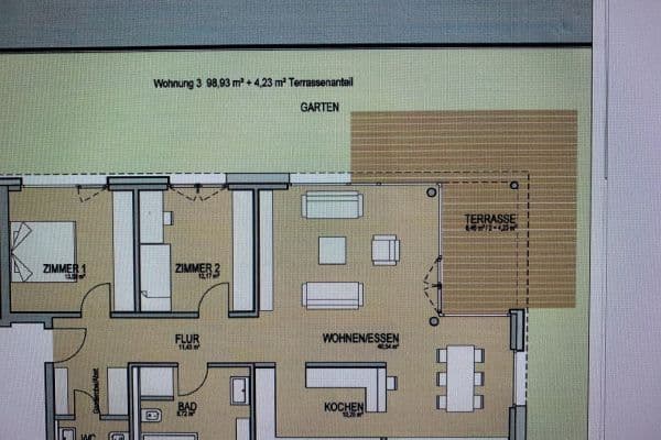 Prenájom bytu 3-izbový 100 m², Feldstraße 16, Gütersloh Prenájom bytu 3-izbový 100 m², Feldstraße 16, Gütersloh