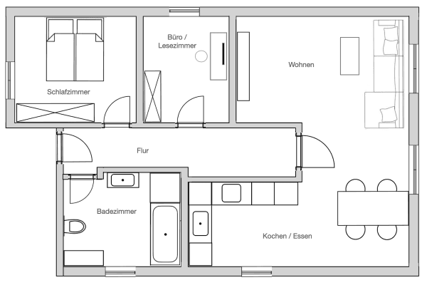 Prenájom bytu 3-izbový 78 m², Tegernheim Prenájom bytu 3-izbový 78 m², Tegernheim