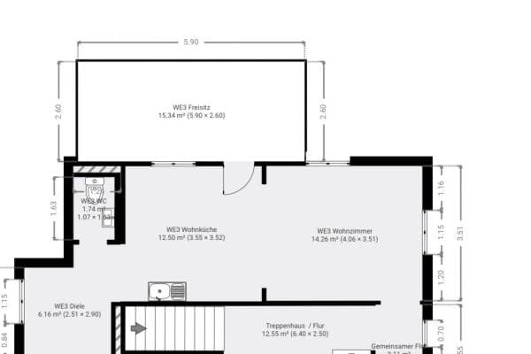 Predaj bytu 3-izbový 87 m², Gärtringen Predaj bytu 3-izbový 87 m², Gärtringen