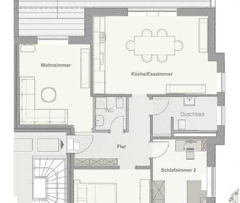 Prenájom bytu 3-izbový 96 m², Carl-Adam-Petri-Straße, Potsdam, Brandenbursko Prenájom bytu 3-izbový 96 m², Carl-Adam-Petri-Straße, Potsdam, Brandenbursko