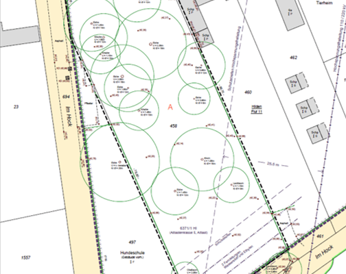 Predaj pozemku 2.459 m², Im Hock, Hilden, Severné Porýnie - Westfálsko Predaj pozemku 2.459 m², Im Hock, Hilden, Severné Porýnie - Westfálsko