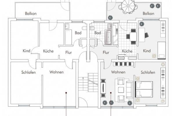 Prenájom bytu 3-izbový 75 m², Essen Prenájom bytu 3-izbový 75 m², Essen