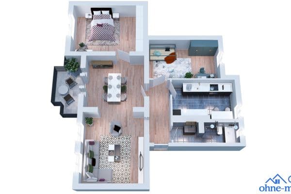 Prenájom bytu 3-izbový 106 m², Neuer Weg 4, Berlin, Berlín Prenájom bytu 3-izbový 106 m², Neuer Weg 4, Berlin, Berlín