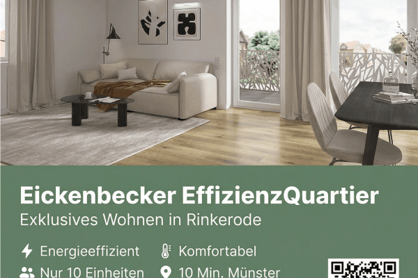 Prenájom bytu 3-izbový 109 m², Eickenbecker Straße 1-3, Drensteinfurt Prenájom bytu 3-izbový 109 m², Eickenbecker Straße 1-3, Drensteinfurt