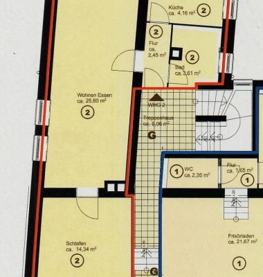 Prenájom bytu 2-izbový 50 m², Löbleinstr. 56, Nürnberg Prenájom bytu 2-izbový 50 m², Löbleinstr. 56, Nürnberg