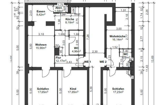 Prenájom bytu 3-izbový 97 m², Feldherrnstraße 7, Dortmund Prenájom bytu 3-izbový 97 m², Feldherrnstraße 7, Dortmund