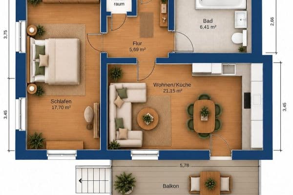 Prenájom bytu 2-izbový 55 m², Berlin Prenájom bytu 2-izbový 55 m², Berlin