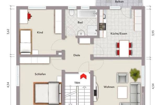 Prenájom bytu 3-izbový 75 m², Rastatt Prenájom bytu 3-izbový 75 m², Rastatt
