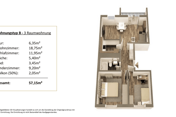 Prenájom bytu 3-izbový 58 m², Breitscheidstraße 15, Magdeburg, Sasko-Anhaltsko Prenájom bytu 3-izbový 58 m², Breitscheidstraße 15, Magdeburg, Sasko-Anhaltsko