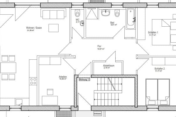 Prenájom bytu 4-izbový 99 m², Münchner Straße 102d, Kirchseeon, Bavorsko Prenájom bytu 4-izbový 99 m², Münchner Straße 102d, Kirchseeon, Bavorsko