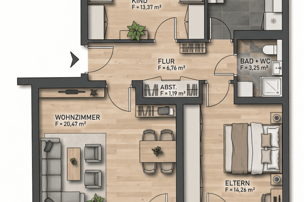 Predaj bytu 3-izbový 70 m², München, Bavorsko Predaj bytu 3-izbový 70 m², München, Bavorsko