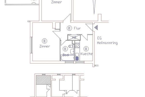 Predaj bytu 2-izbový 56 m², Berlin, Berlín Predaj bytu 2-izbový 56 m², Berlin, Berlín