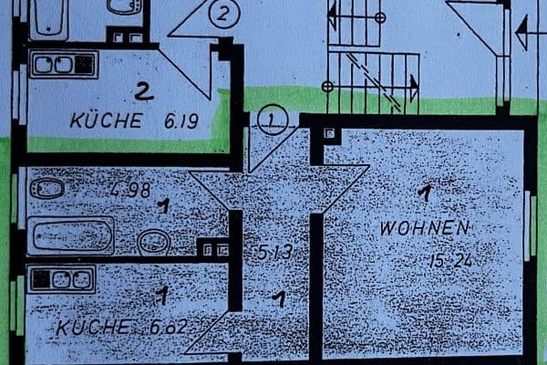 Prenájom bytu 1-izbový 33 m², Essen Prenájom bytu 1-izbový 33 m², Essen