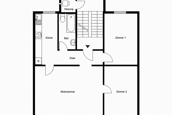Prenájom bytu 3-izbový 73 m², Nützenberger Straße 217, Wuppertal, Severné Porýnie - Westfálsko Prenájom bytu 3-izbový 73 m², Nützenberger Straße 217, Wuppertal, Severné Porýnie - Westfálsko