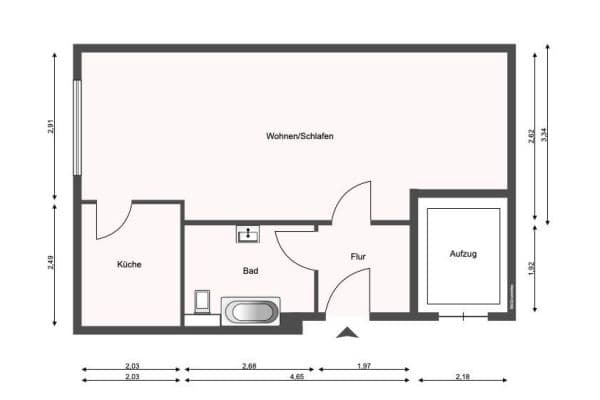 Prenájom bytu 1-izbový 41 m², Goldschmidtstr. 29 a, Leipzig Prenájom bytu 1-izbový 41 m², Goldschmidtstr. 29 a, Leipzig