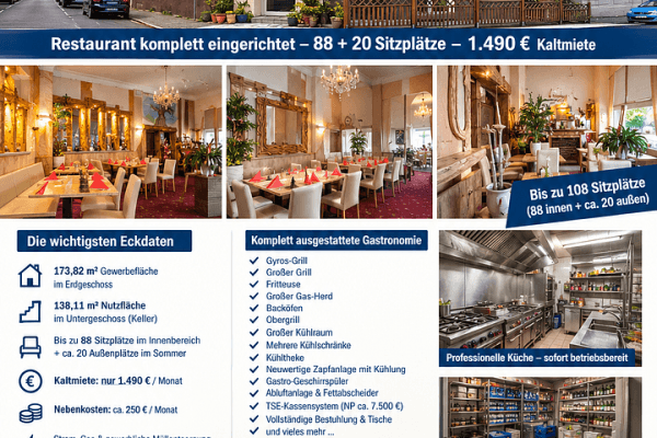 Prenájom nebytového priestoru 312 m², Gustavstr. 7, Wuppertal Prenájom nebytového priestoru 312 m², Gustavstr. 7, Wuppertal