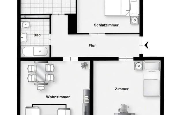 Predaj bytu 3-izbový 67 m², Ludwigstraße 54, Neu-Ulm, Bavorsko Predaj bytu 3-izbový 67 m², Ludwigstraße 54, Neu-Ulm, Bavorsko