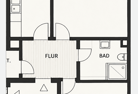 Prenájom bytu 2-izbový 51 m², Dellwiger Straße 35c, Essen Prenájom bytu 2-izbový 51 m², Dellwiger Straße 35c, Essen