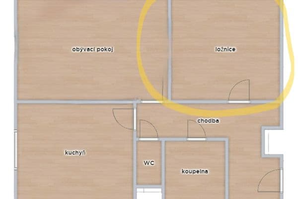 Prenájom bytu 2-izbový 65 m², Krčská, Praha Prenájom bytu 2-izbový 65 m², Krčská, Praha