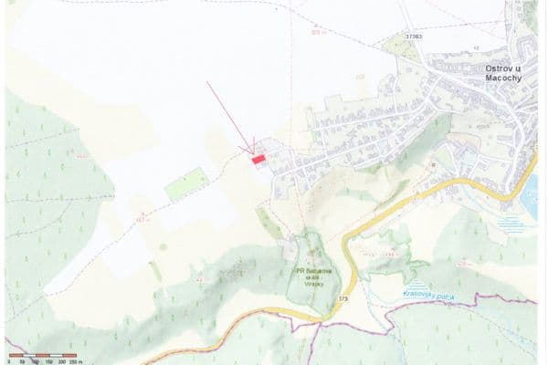 Predaj pozemku 1.059 m², Ostrov u Macochy Predaj pozemku 1.059 m², Ostrov u Macochy