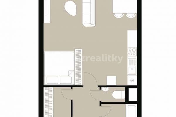 Prenájom bytu 1-izbový 50 m², Hnězdenská, Praha, Praha