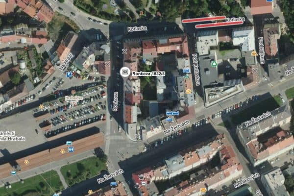 Prenájom bytu 2-izbový 40 m², Ronkova, Praha Prenájom bytu 2-izbový 40 m², Ronkova, Praha