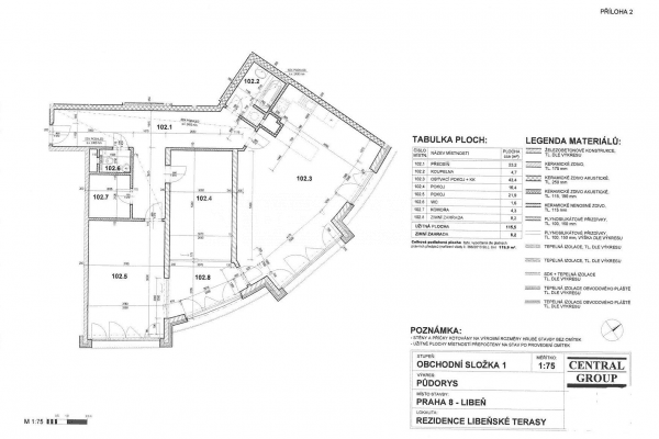 Prenájom bytu 3-izbový 124 m², Vojenova, Hlavní město Praha Prenájom bytu 3-izbový 124 m², Vojenova, Hlavní město Praha
