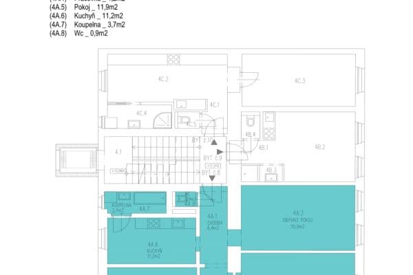 Prenájom bytu 3-izbový 78 m², Bořivojova, Praha Prenájom bytu 3-izbový 78 m², Bořivojova, Praha