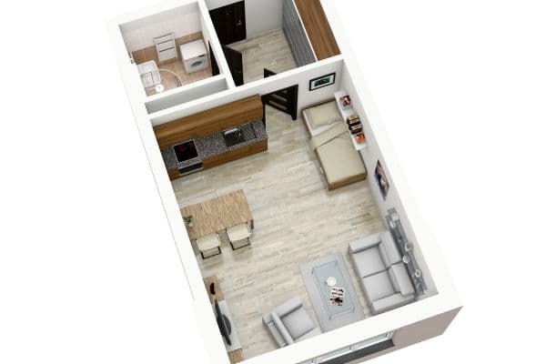 Prenájom bytu 1-izbový 38 m², Kadečkové, Praha Prenájom bytu 1-izbový 38 m², Kadečkové, Praha