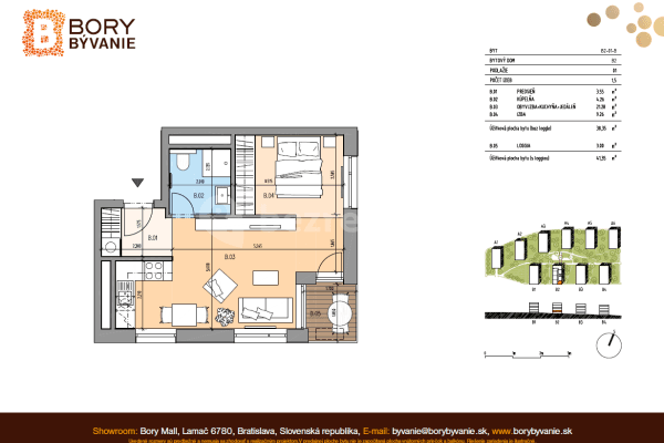Prenájom bytu 2-izbový 41 m², Hany Ponickej, Bratislava Prenájom bytu 2-izbový 41 m², Hany Ponickej, Bratislava