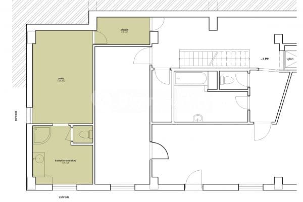 Prenájom bytu 1-izbový 25 m², Nový Zlíchov, Prenájom bytu 1-izbový 25 m², Nový Zlíchov,