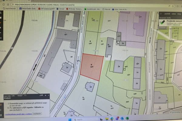 Predaj pozemku 1.243 m², Boženy Němcové, Vejprty Predaj pozemku 1.243 m², Boženy Němcové, Vejprty