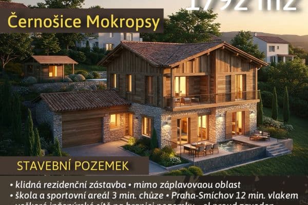 Predaj pozemku 1.792 m², Pardubická, Černošice Predaj pozemku 1.792 m², Pardubická, Černošice