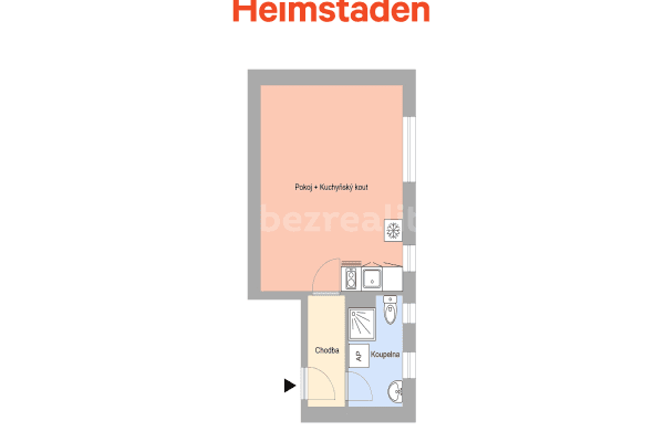 Prenájom bytu 1-izbový 28 m², Kapitána Jasioka, 