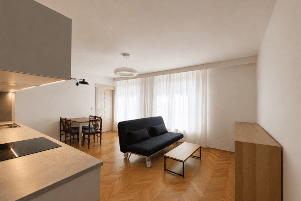 Prenájom bytu 3-izbový 74 m², Veletržní, Praha Prenájom bytu 3-izbový 74 m², Veletržní, Praha